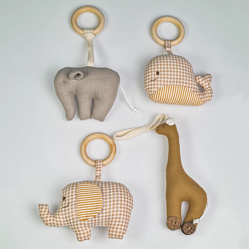 آویز تخت و کریر پارچه ای طرح حیوانات کد 6341173