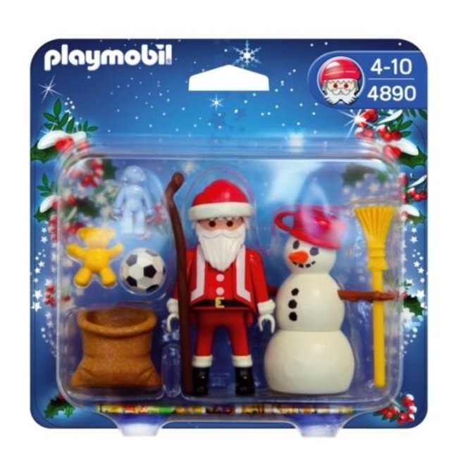 santa claus with snow manكد4890