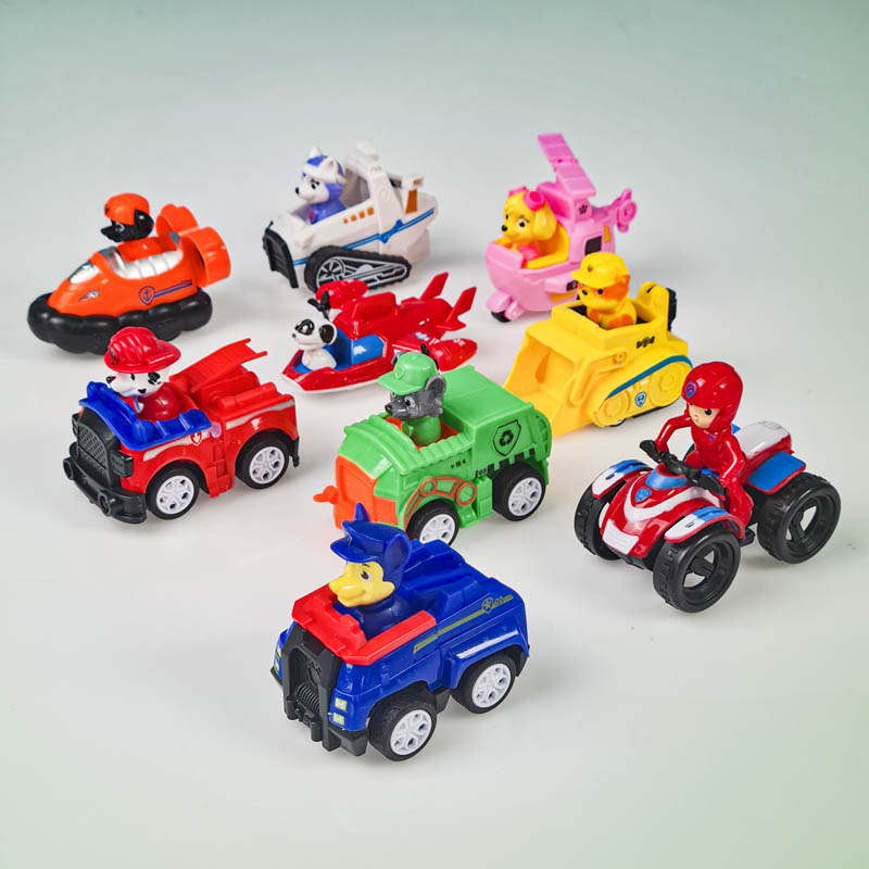 فیگور9 عددی سگهای نگهبان پاوپاترول paw patrol با ماشین  مدل 6632