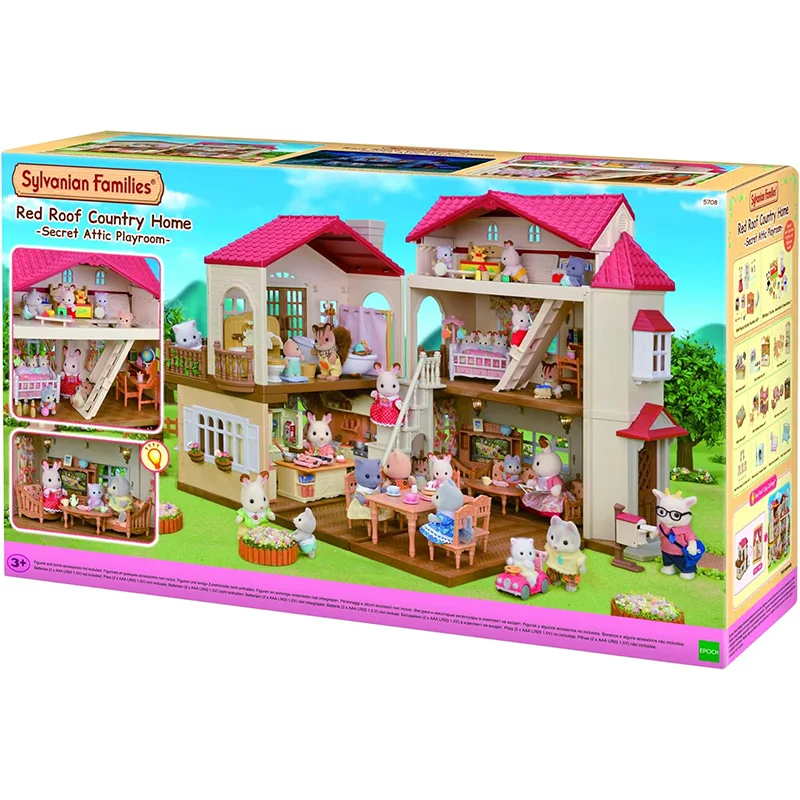 خانه عروسک روستایی سیلوانیان فامیلیز sylvanian families secret roof country home کد 5708