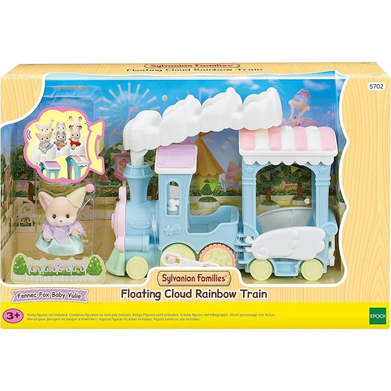 اسباب بازی قطار سیلوانیان فامیلیز Sylvanian Families مدل Rainbow train playset کد 5702