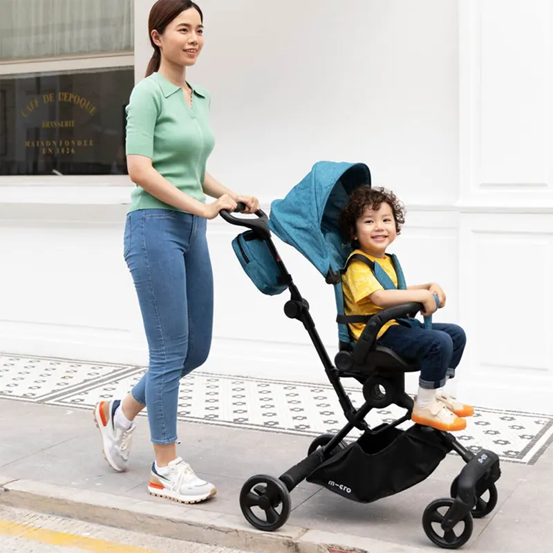 کالسکه کودک مایکرو micro trike 360 plus رنگ آبی کد 6727606