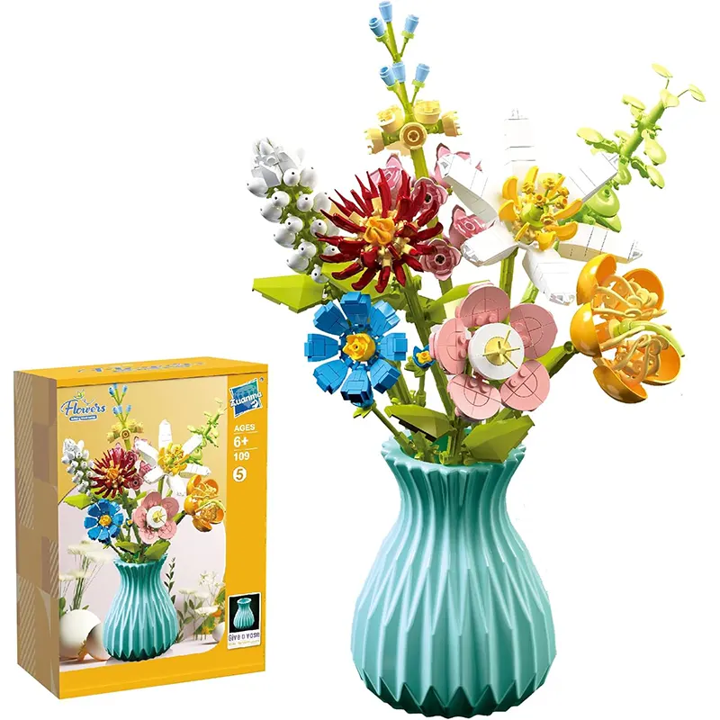 لگو گلدان گل 8 شاخه کد P/109/5