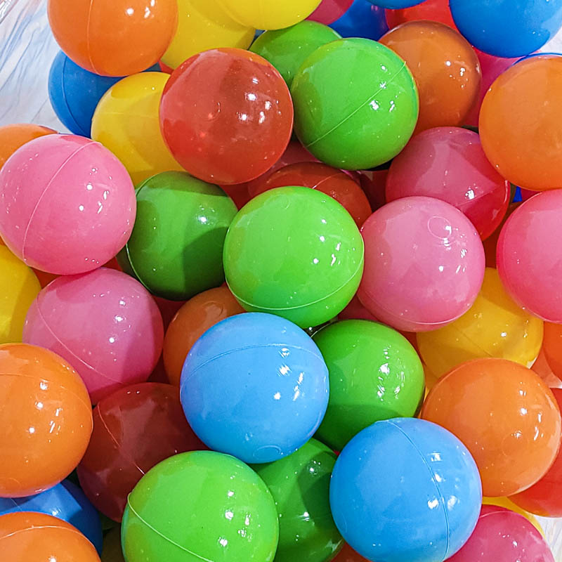 توپ رنگی کودک بسته 100 تایی مدل کیفی کد P/TPN0100/RA