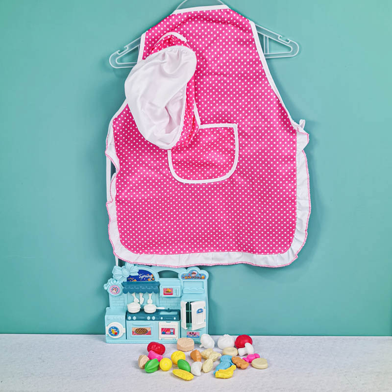 لباس مشاغل کودک مدل آشپز با لوازم کد PD2509