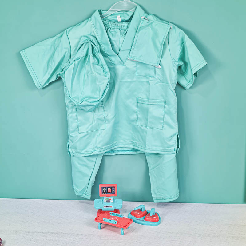 لباس مشاغل کودک مدل جراح با لوازم کد PD2507