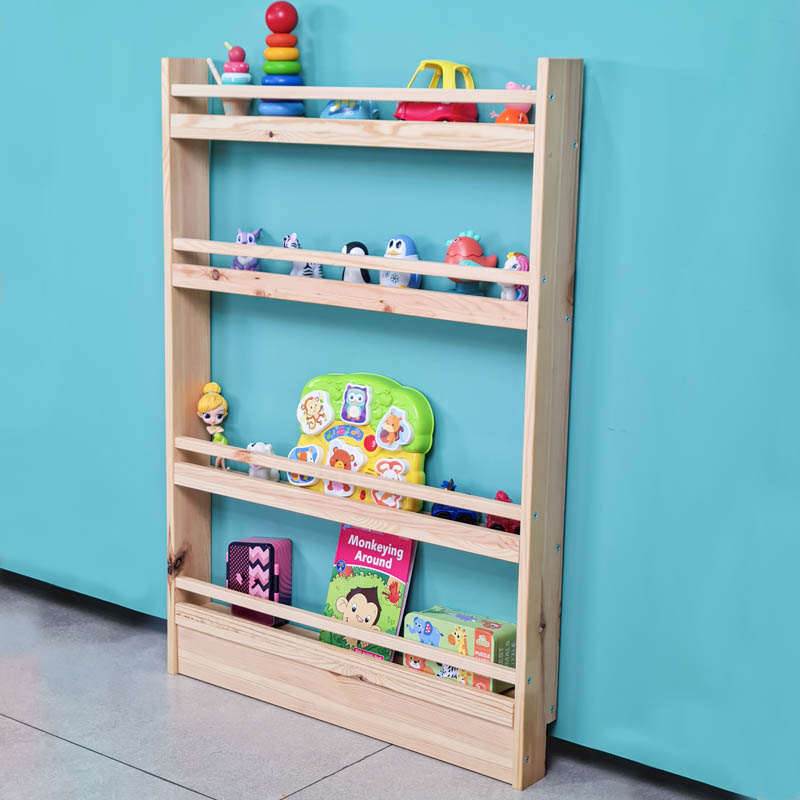 شلف و کتابخانه چوبی کودک سایز کوچک مدل 6731123