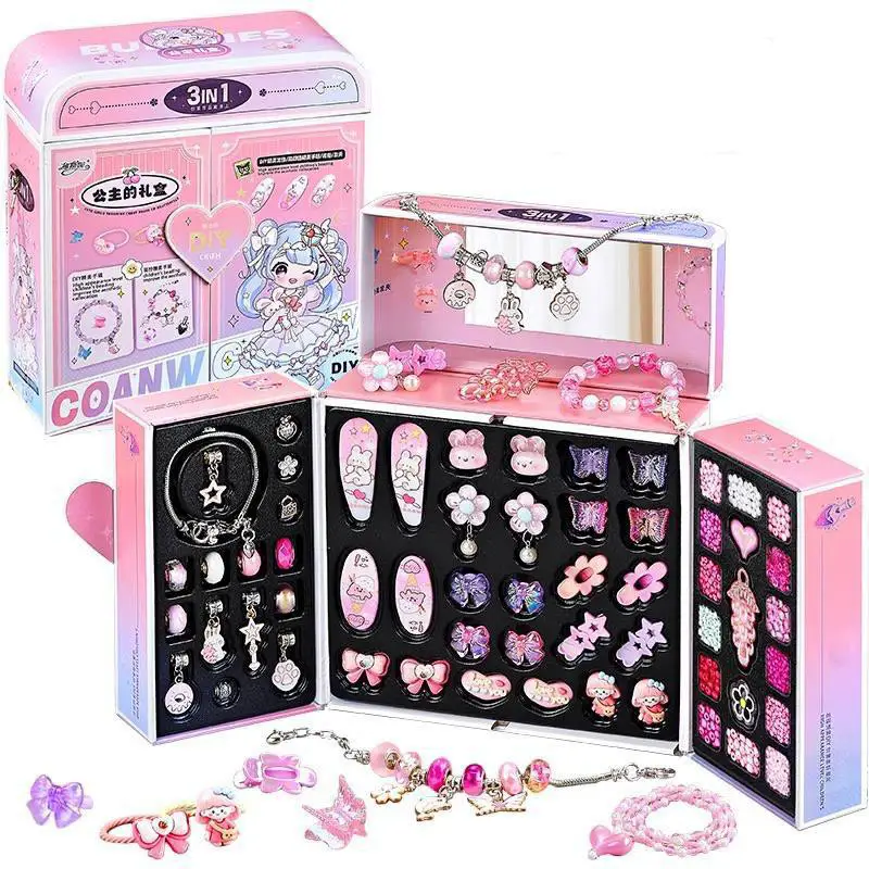 ست ساخت دستبند و گردنبند کودک کد P/394/A