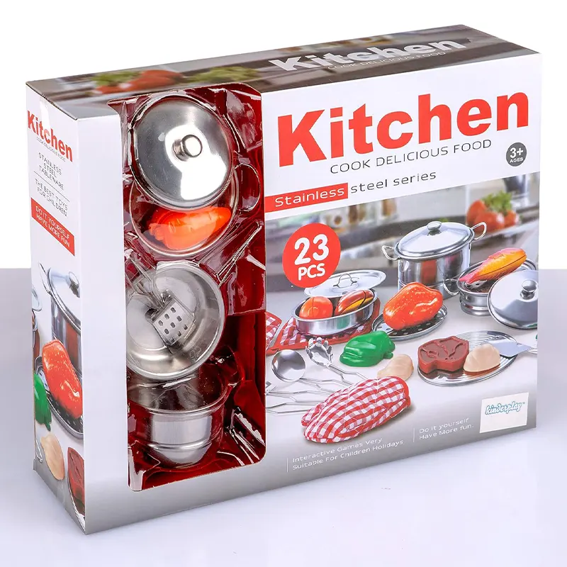 ست ظروف و لوازم آشپزخانه استیل 23 تکه مدل 555BX011