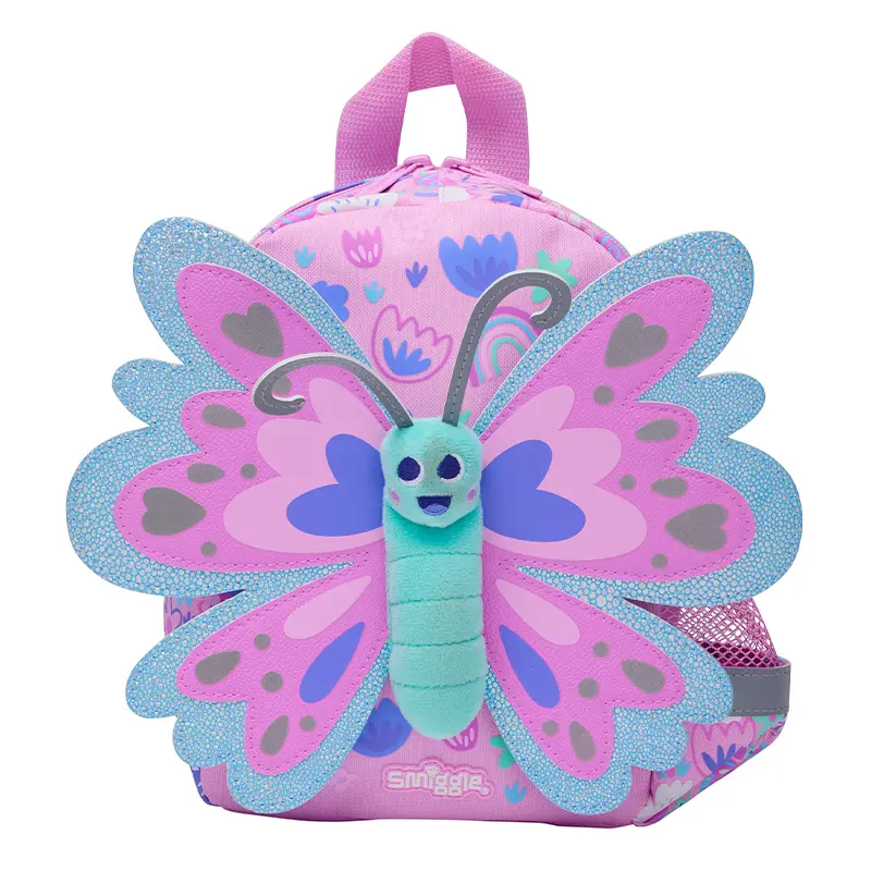 کوله پشتی مهدکودک اسمیگل طرح پروانه کد 74041