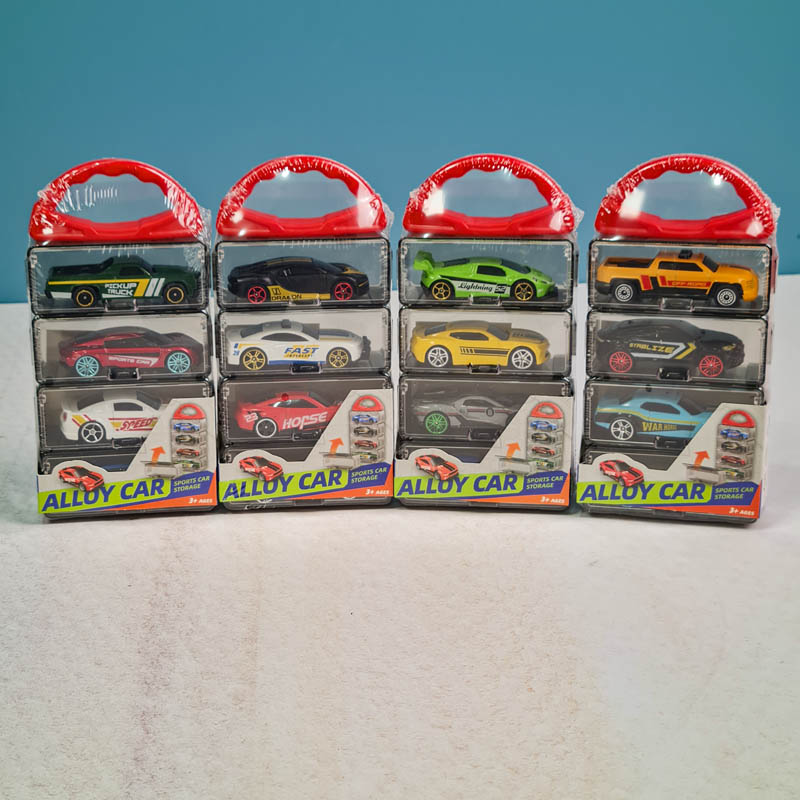 ست ماشین مسابقه 4 عددی کد 4851