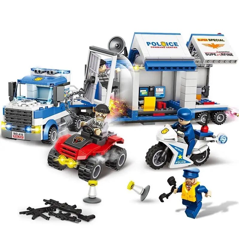 اسباب بازی لگو سری شهر 524 تکه city مدل کامیون پلیس کد LXA415