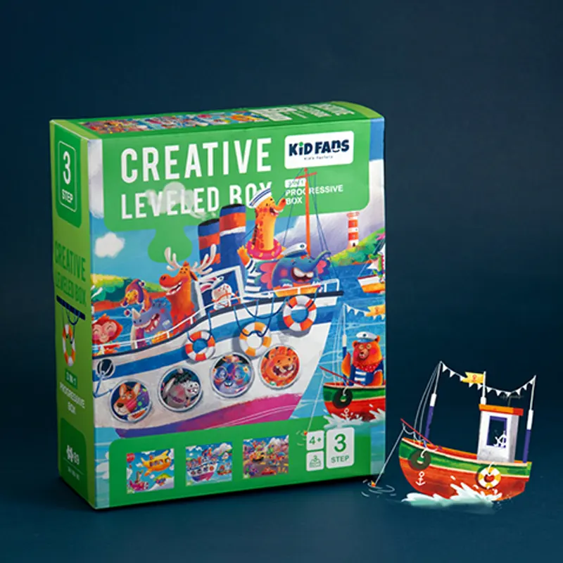 پازل کودک 89 تکه مدل حمل و نقل KID FANS TRANSPORTATION کد KS2402