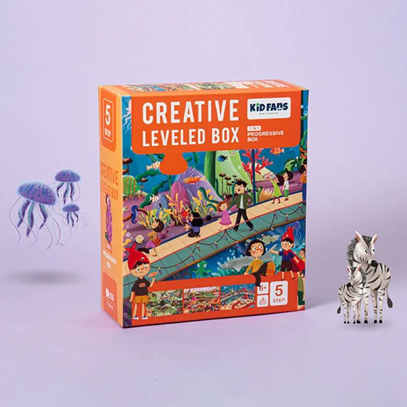 پازل کودک 256 تکه مدل محیط بازی KID FANS KIDS LAND کد KS2404