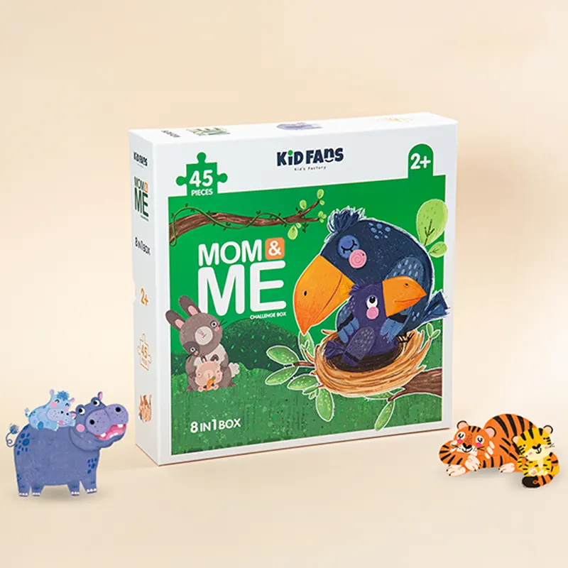 پازل کودک 45 تکه مدل من و مامان KID FANS MOM & ME کد KS2435