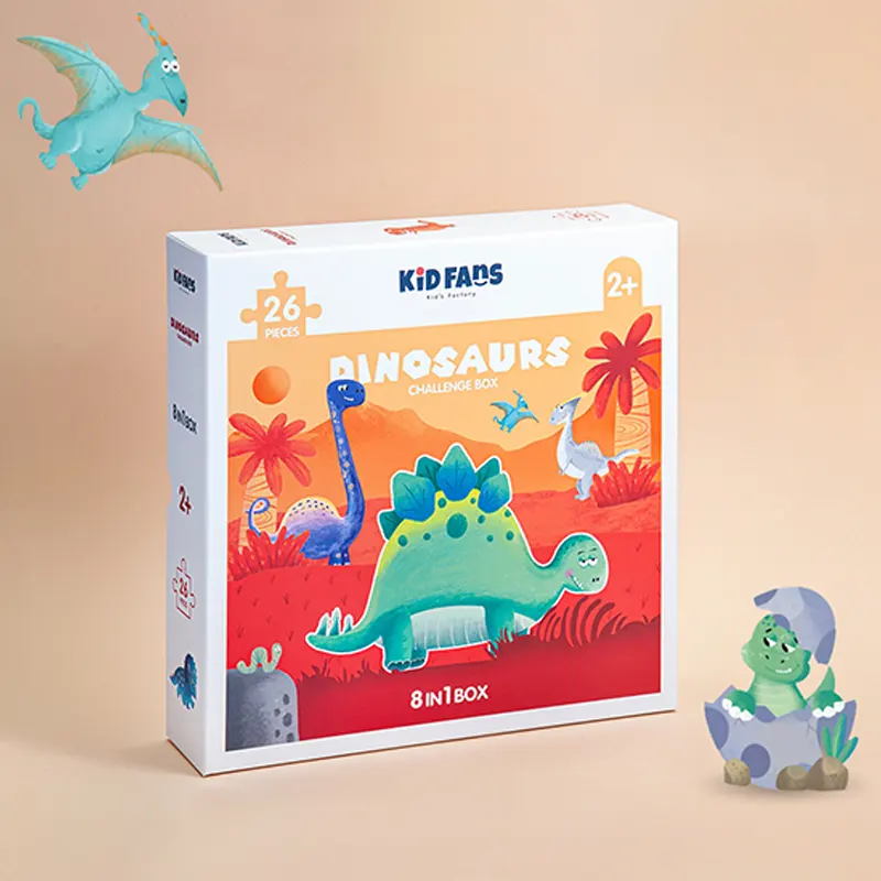 پازل کودک 26 تکه مدل دایناسور KID FANS DINOSAURS  کد KS2433