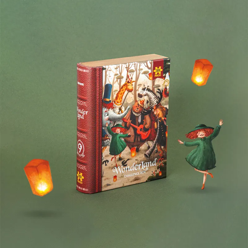 پازل کودک KID FANS مدل موسیقی در جنگل Wonder Land MUSICIAN IN JUNGLE کد KS2422