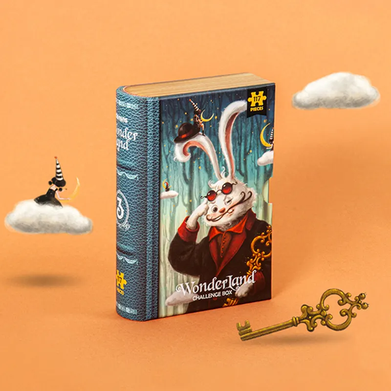 پازل کودک KID FANS مدل خرگوش Wonder Land RABBIT کد KS2429