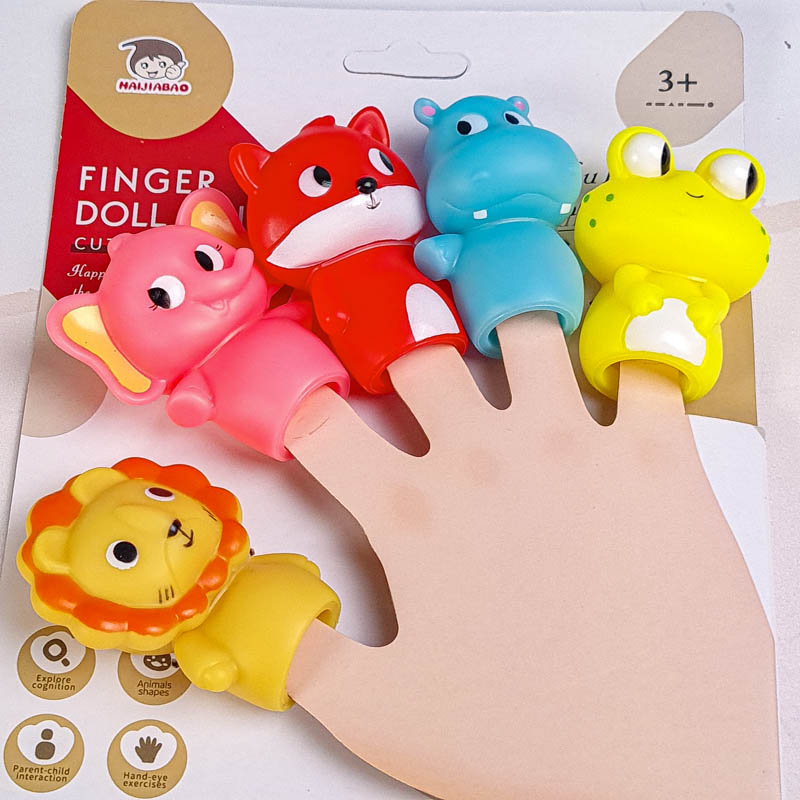 عروسک نمایشی انگشتی طرح حیوانات باغ وحش کد 6863072