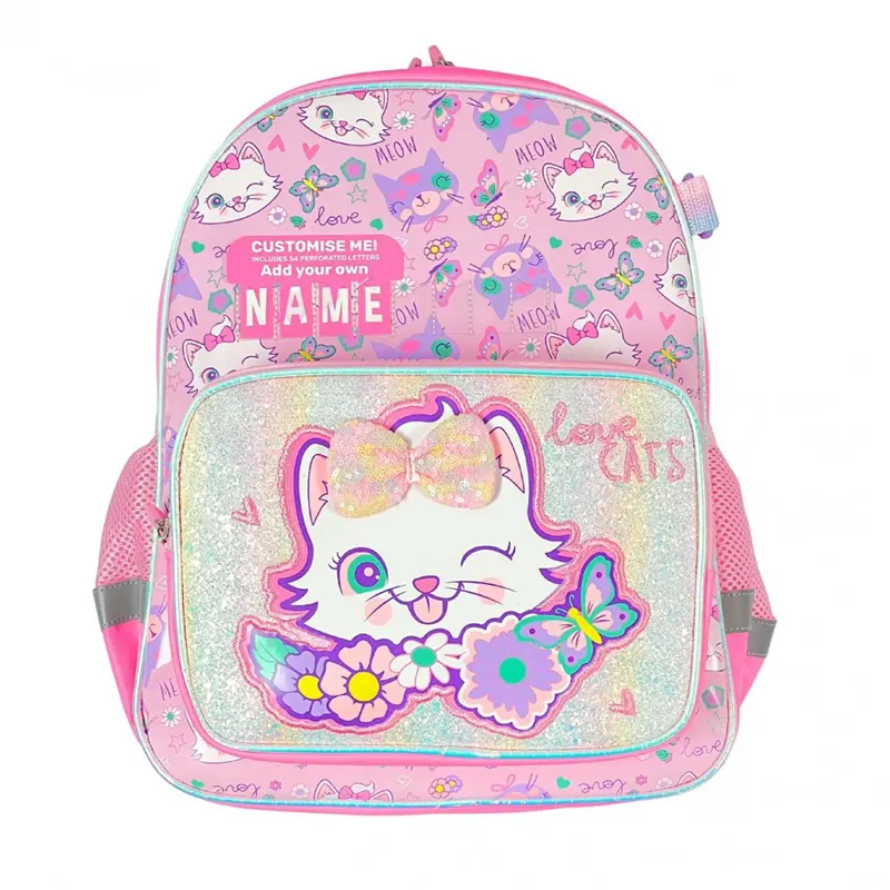 کوله پشتی کودک وست VEST طرح گربه کد P/U2021/B