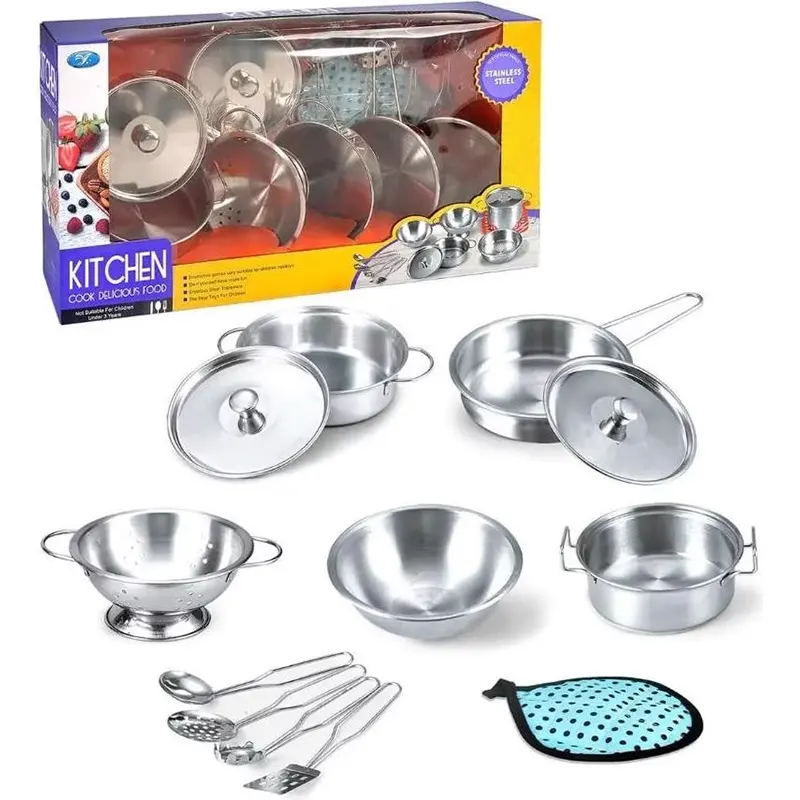 اسباب بازی ست قابلمه فلزی 12 تکه کد 66687A
