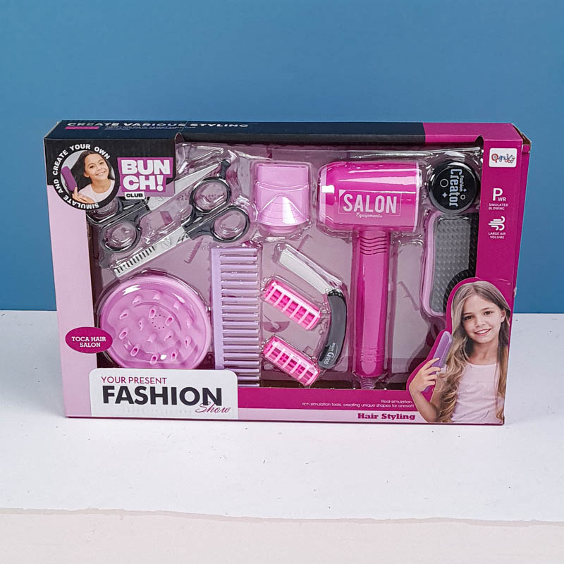 اسباب بازی سشوار و ست آرایشگری کد QY003