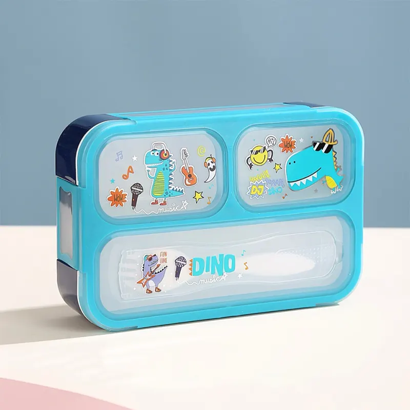 لانچ باکس 3 قسمتی وست VEST طرح دایناسور کد P/U2088/C