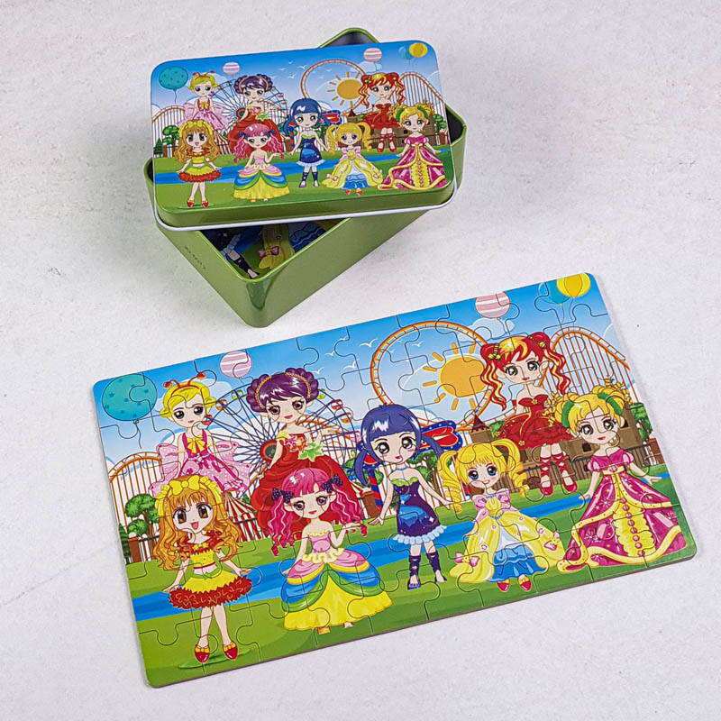 پازل شهر بازی قوطی فلزی 60 تکه کد jd6072