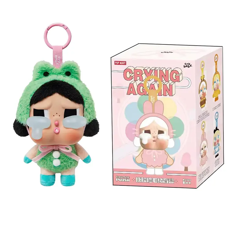 عروسک شانسی کرای بیبی پاپ مارت مدل crying again کد 028763