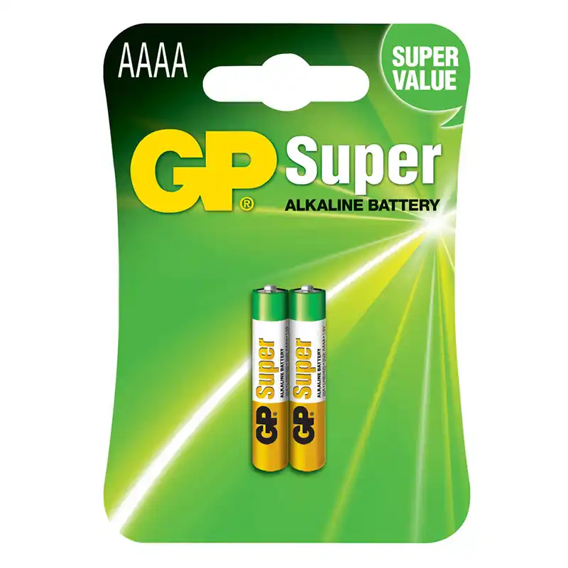 باتری نیم قلمی 2 عددی GP مدل SUPER alkaline کد GP24A2U2