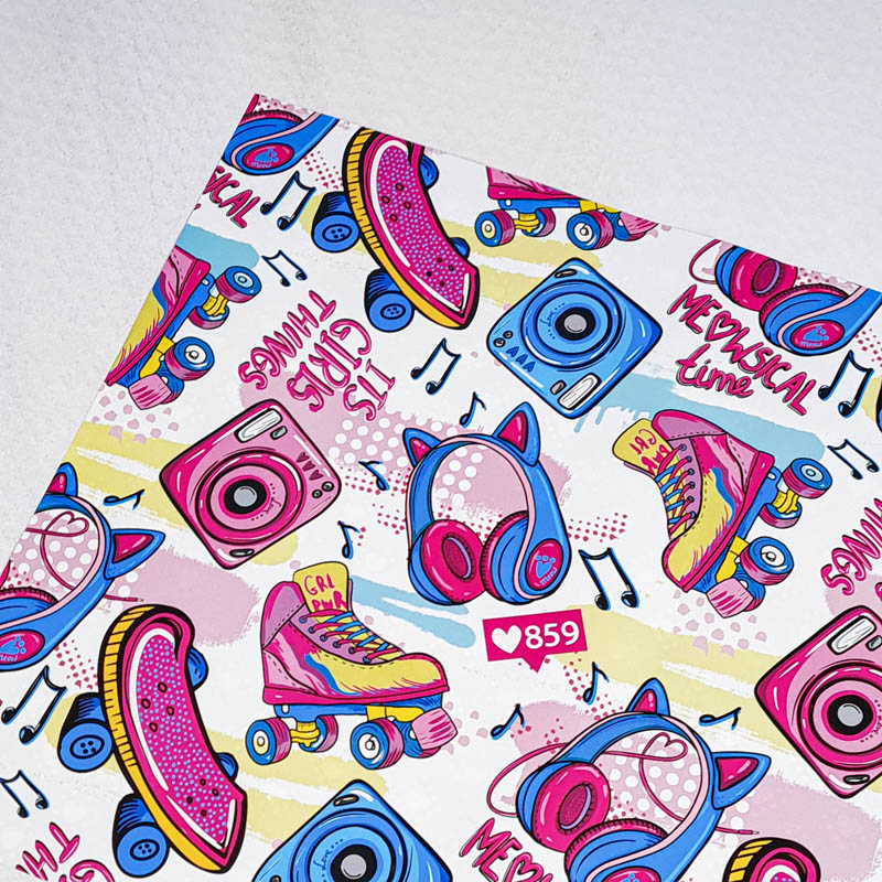 کاغذ دو رو طرح اسکیت کد P222