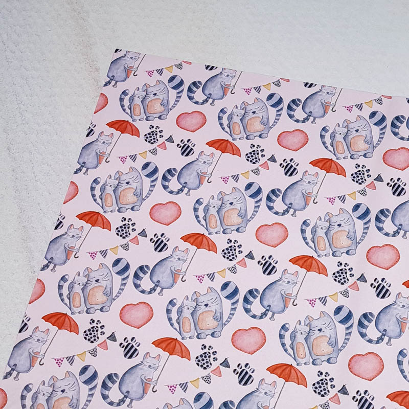 کاغذ دو رو طرح گربه کد P171