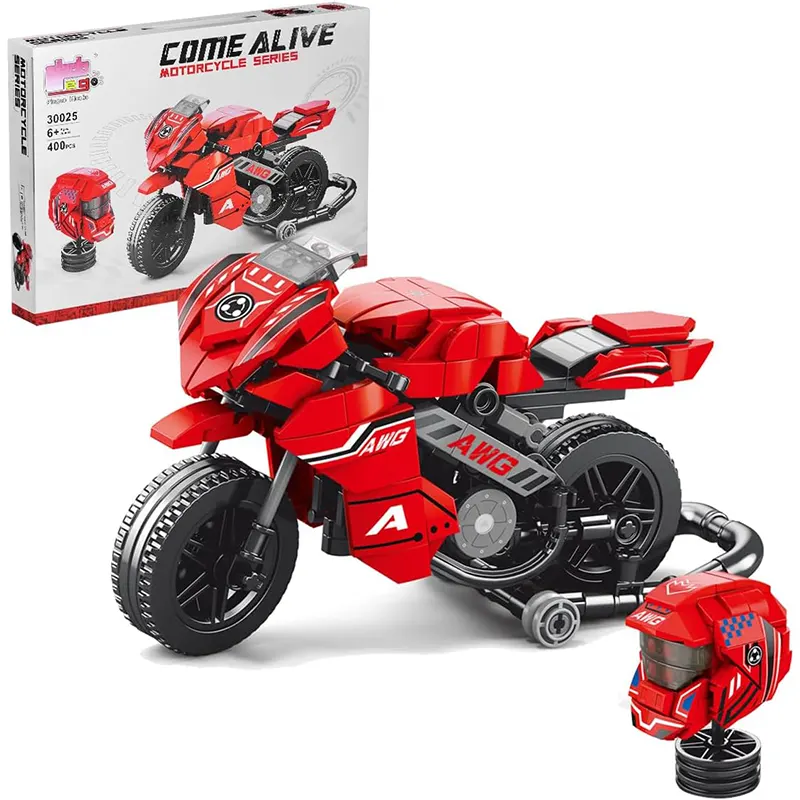 اسباب بازی لگو موتور 400 تکه رنگ قرمز کد 30025