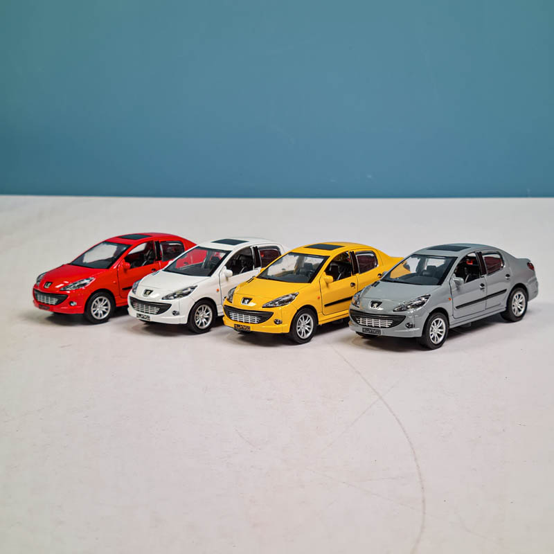 ماکت ماشین پژو 206 صندوقدار SD کد JS1080