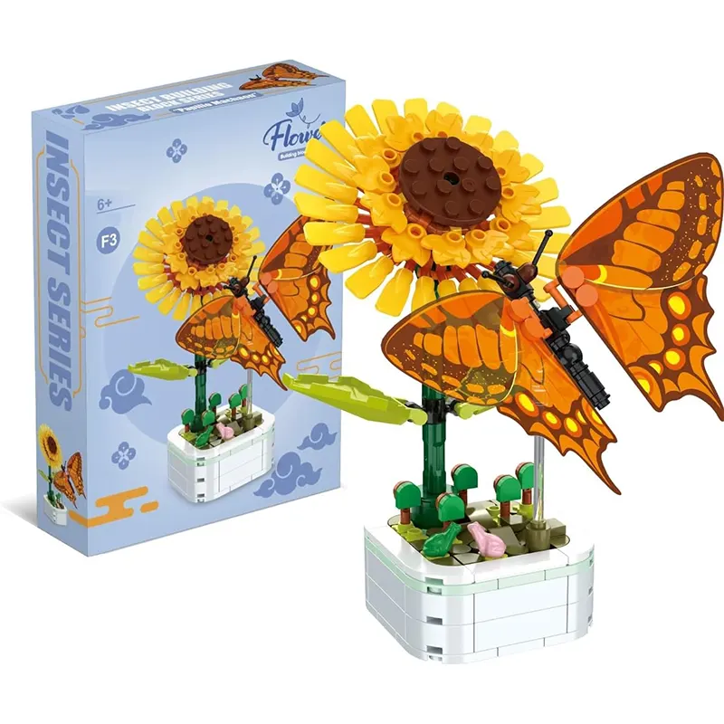 اسباب بازی لگو گل و حشرات مدل پاپلی کد 103F3