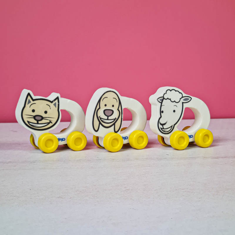 اسباب بازی ماشین فومی طرح حیوانات کد 902232