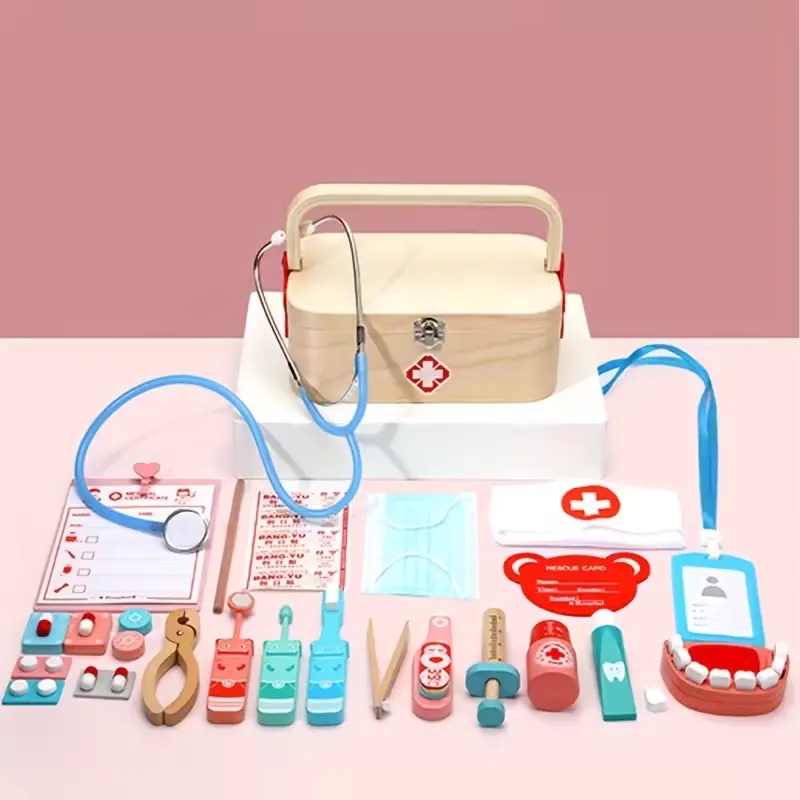 اسباب بازی کیف دندانپزشکی چوبی کد JHTOY353