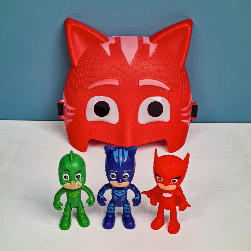 ست فیگور 3 عددی و ماسک پی جی مکس مدل owlette کد P/3311/C