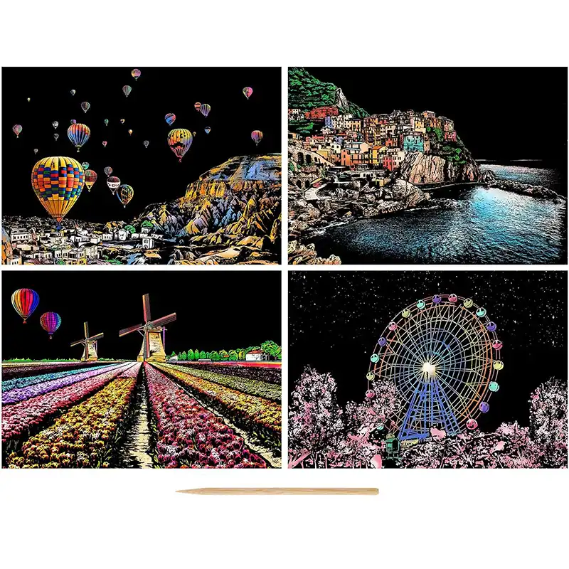 تابلو اسکرچ سایز 295*210 کد 8454