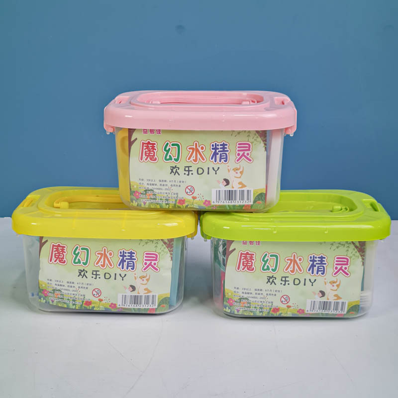 کیت جادویی قالب سازی ژله ای 4 رنگ سطلی کد 231232