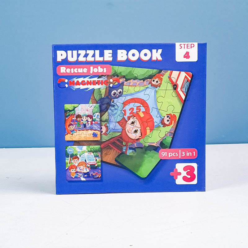 کتاب پازلی مگنتی 91 تکه طرح مشاغل امداد کد 896938
