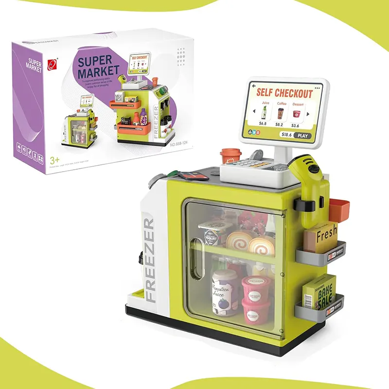 اسباب بازی سوپر مارکت 46 تکه رنگ سبز کد 668124