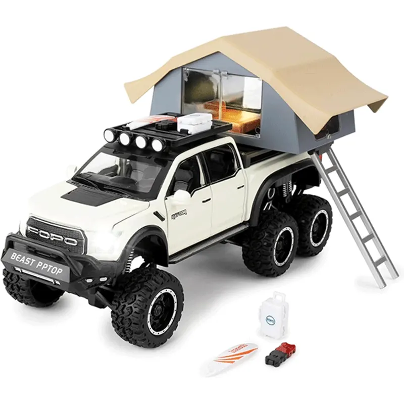 ماکت ماشین عقب کش مدل Ford raptop با کمپر کد CZ65A