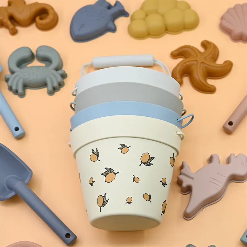 ست  سطل ساحلی سیلیکونی کد GYGJ007