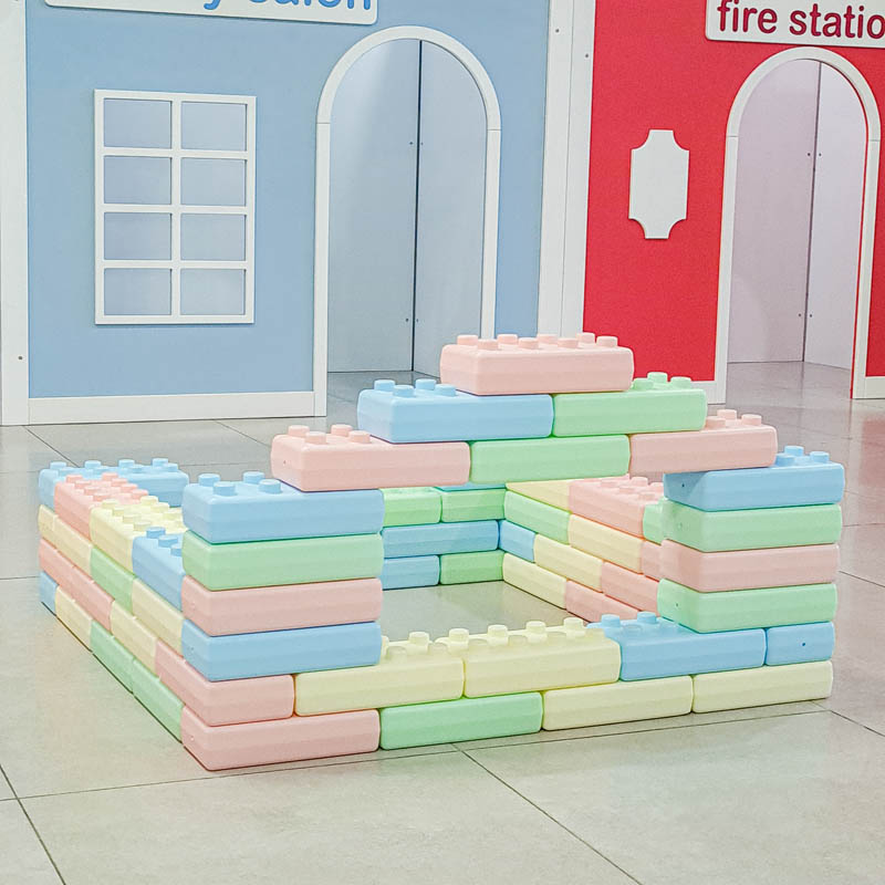 بلوک خانه سازی 60 عددی پاستلی کد 6999536