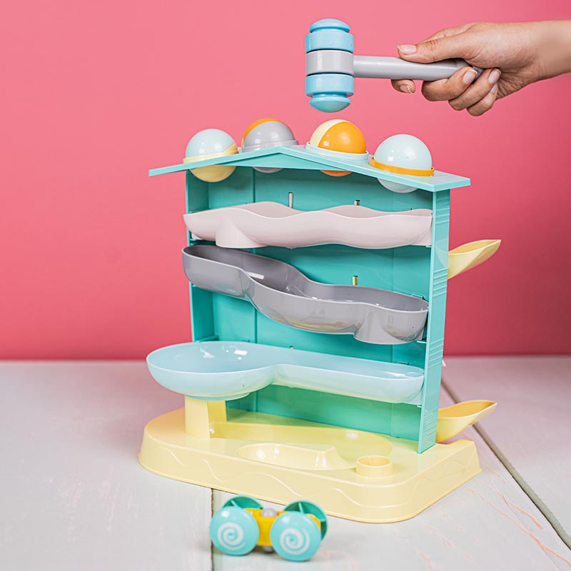 اسباب بازی چکش و سرسره توپ کد P/07/A