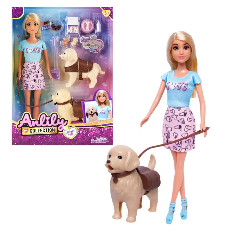 عروسک باربی ANLILY و نگهداری سگ کد 616929