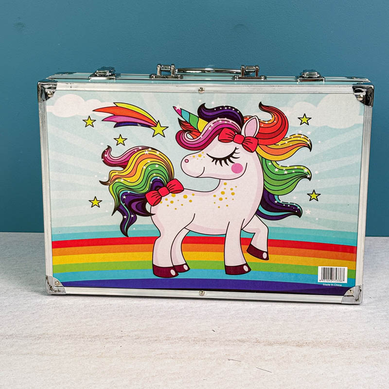 ست نقاشی چمدانی 143 تکه طرح یونیکورن کد 7017413