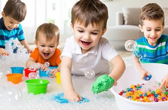 ایده های بازی خلاقانه با کودکان نوپا در خانه