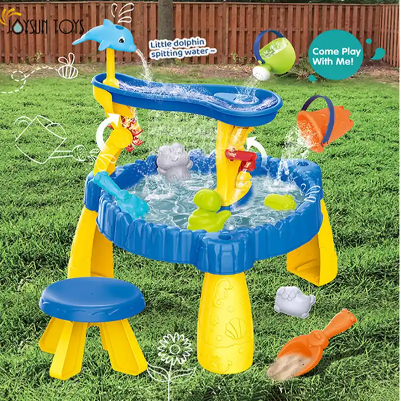 اسباب بازی میز آب بازی و شن بازی دو طبقه کد  HG1258